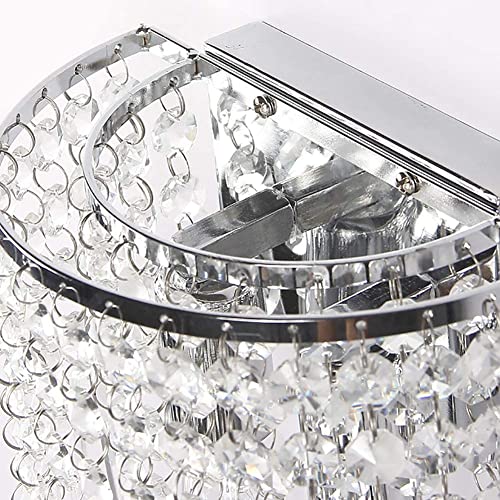 Aplique de pared de cristal moderno y lujoso para el dormitorio 4