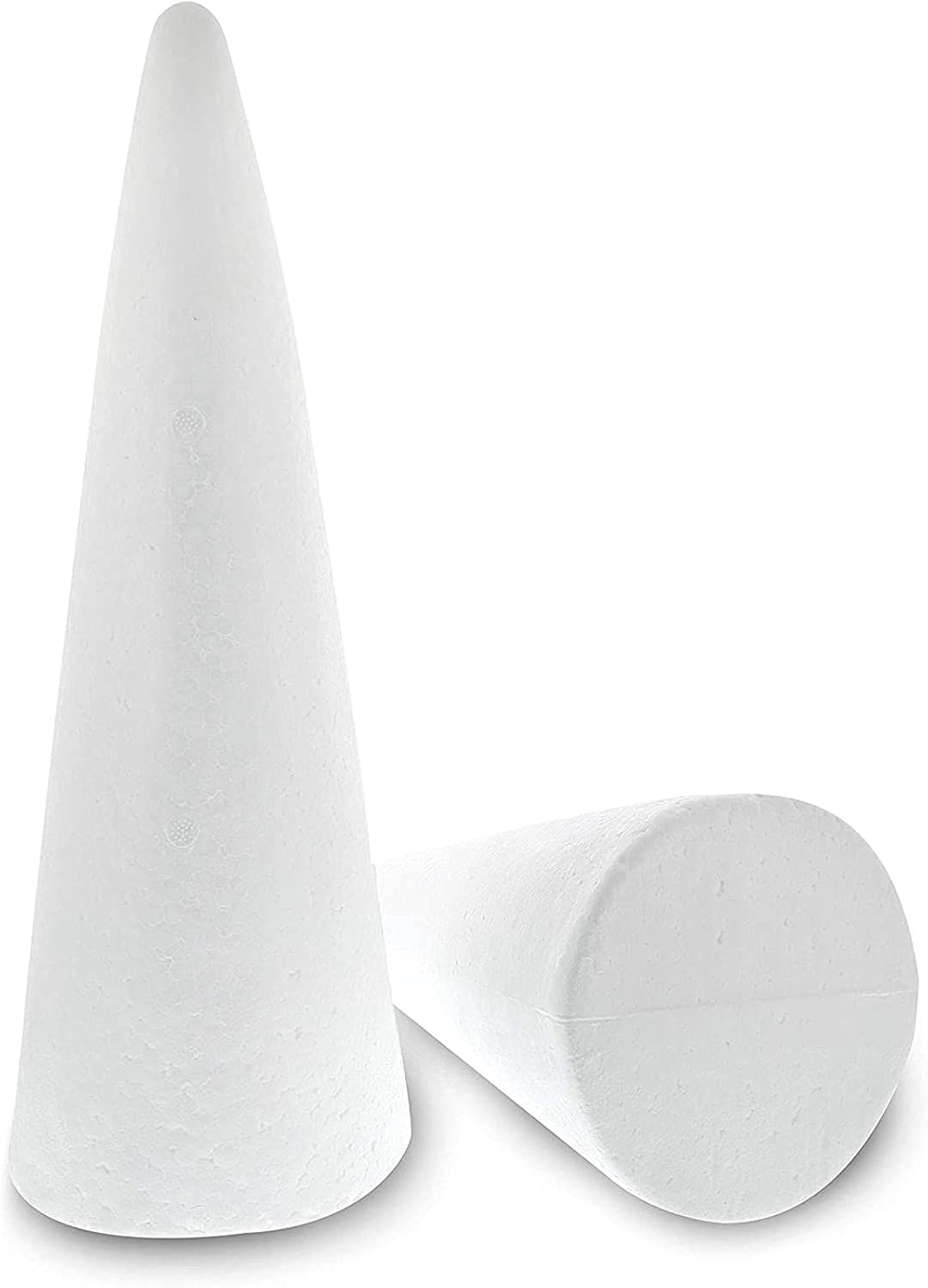 White 2 pack STYROFOAM Cone 3 x 2 inches Floral Foam Floral Arranging
