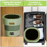 Mini Portable Washing Machine, 12L Upgraded Large Capacity Foldable Washer 3 Cleaning Modes Suitable of Underwear Small Clothes for Hotel Home Campain