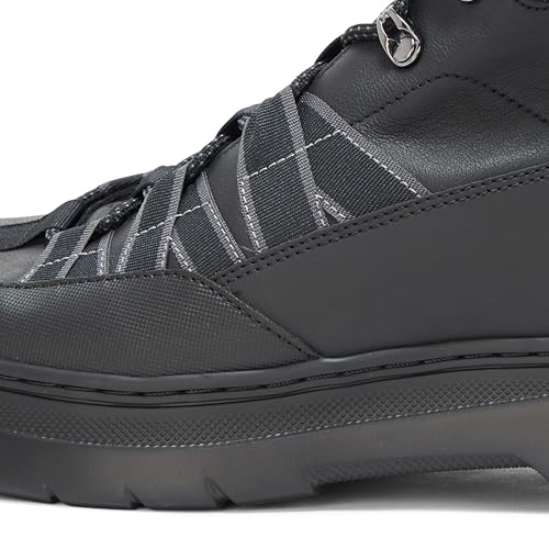 Image of HUGO Men's High Top Hiking Style Lace Up Boot