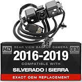 Backup Camera Compatible with 2016-2019 Chevy Silverado, GMC Sierra - OEM Replacement Reverse Camera 84062896, 590-111
