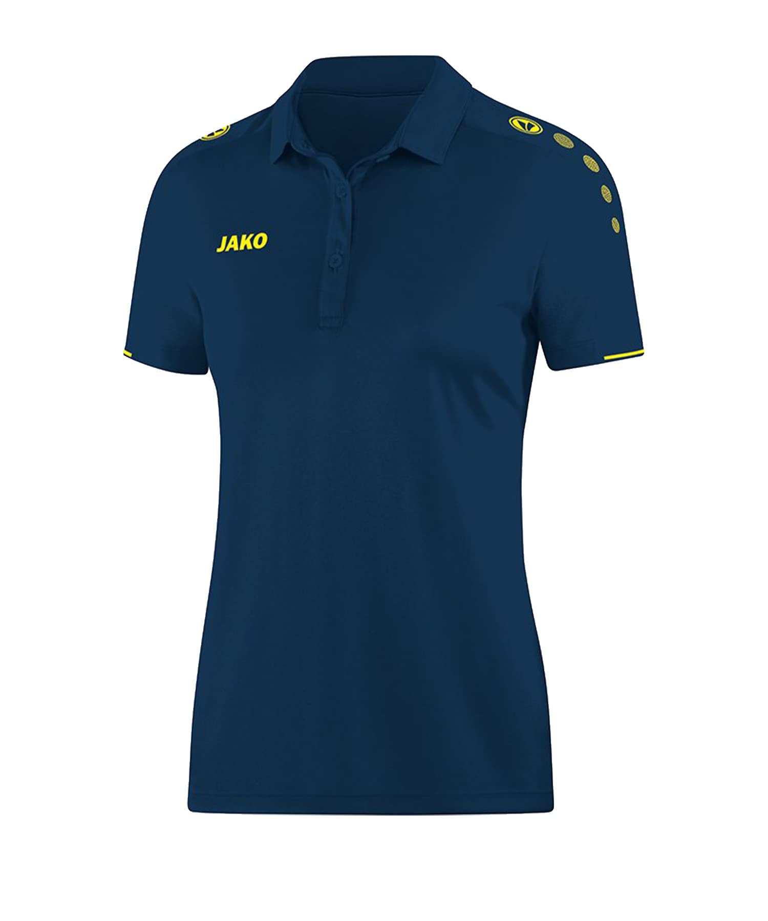 JAKO Women's Classico Polo, Nightblue/Citro, 42