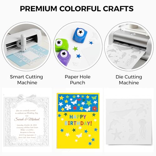 Koogel 25 Sheets 12x12 White Cardstock Paper, 65LB/180GSM Square Paper for Scrapbooking, Card Making, Invitations and DIY Project Pack - Image 2