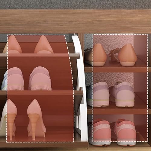 Meuble de rangement à chaussures à 3 niveaux haut de gamme au design moderne et épuré