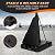 Portable Basketball Hoop Outdoor 5.2-10Ft, 47 Inch Shatterproof Backboard & Rebound Plate & Quick Adjustable Basketball Goal System for Swimming Pool/Driveway/Backyard