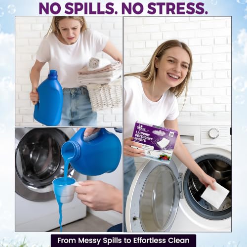 Image of Laundry Detergent Sheet (Berry fresh) | Eco Friendly Laundry Sheets