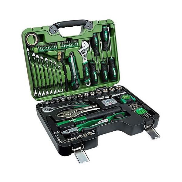 salki 8920082 Werkzeugkoffer, 82-teilig, Metall, L