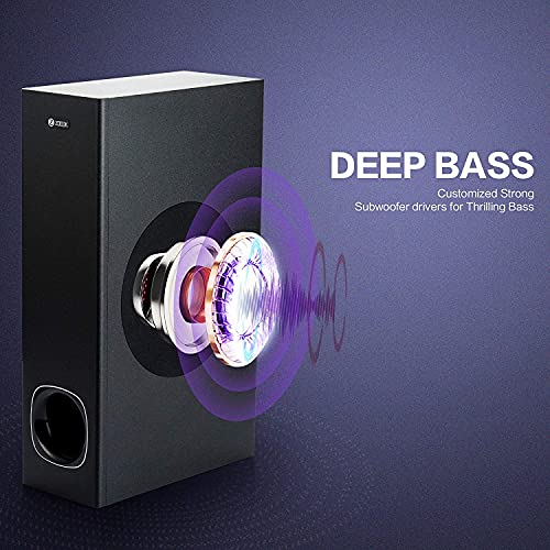 Image of Zoook Rocker Studio 160 Watt 2.1 Channel Wireless Bluetooth Soundbar (Black)