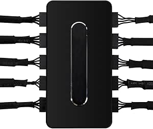 PWM Fan Hub, Adaptateur Ventilateur PC, Case Fan Controller 4 Pin (PWM)