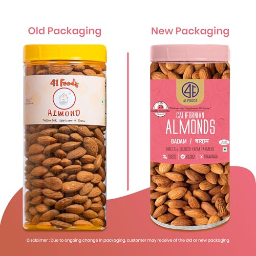 Image of 41 Foods Premium Almonds | Badam | 100g