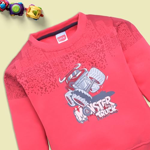 Image of LuvLap Baby Boys Full Sleeve Sweatshirt & Pyjama Set Pack of 1