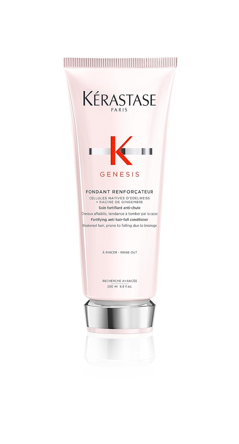 Kérastase Genesis Conditioner, Lightweight Conditioner for Weakened Hair Prone to Falling due to Breakage, Sulfate-Free, Silicone-Free, For All Hair Types, Fondant Renforcateur