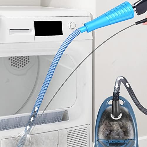 Dryer Vent Cleaner Kit Vacuum Hose Attachment Brush Lint Remover Power Washer and Dryer Vent Vacuum Hose