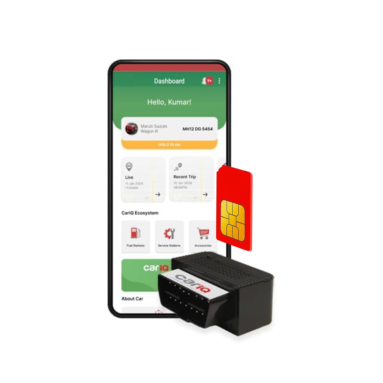 Varroc CarIQ Gold GPS Tracker with 4G Sim| OBD Plug & Play | Live Location, Anti-Theft, Engine & Battery Health, Trip History | Mobile App (iOS & Android)– 1 Years Subscription-image-46