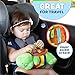 Buckle Toys - Bucky Turtle - Toddler Learning Activity - Develop Motor Skills and Problem Solving - Counting and Color Recognition - Sensory Stuffed Animal Travel Toy