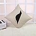 MILIANG Decorative Sofa Pillow Covers Cotton Linen Cushion Case Standard 18x18 for Throw Pillow Set of 4