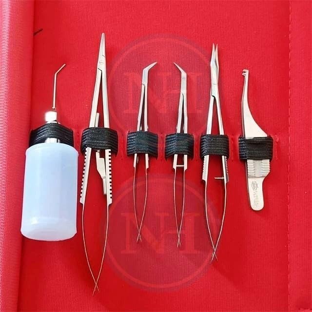 Ophthalmic Surgery Set 15 Pcs Stainless Steel (Re-usable)
