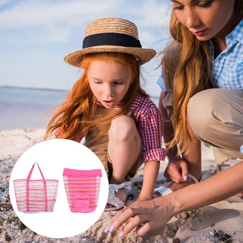 Bolsas de malla para juguetes de playa Housoutil ligeras y duraderas pack de 2 unidades 8