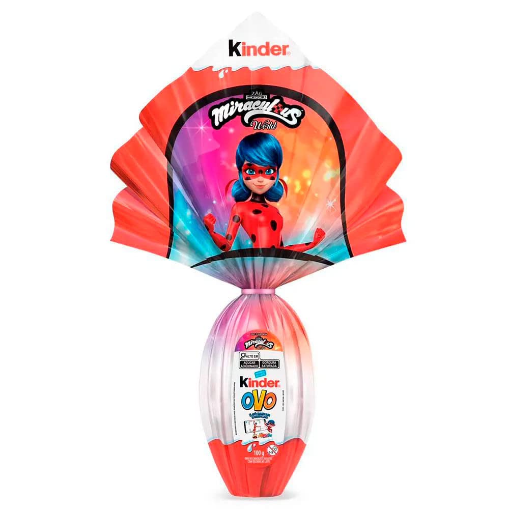 Ovo de Páscoa Kinder Ovo Masha e Urso C/ Brinquedo 100 Gr Ferrero