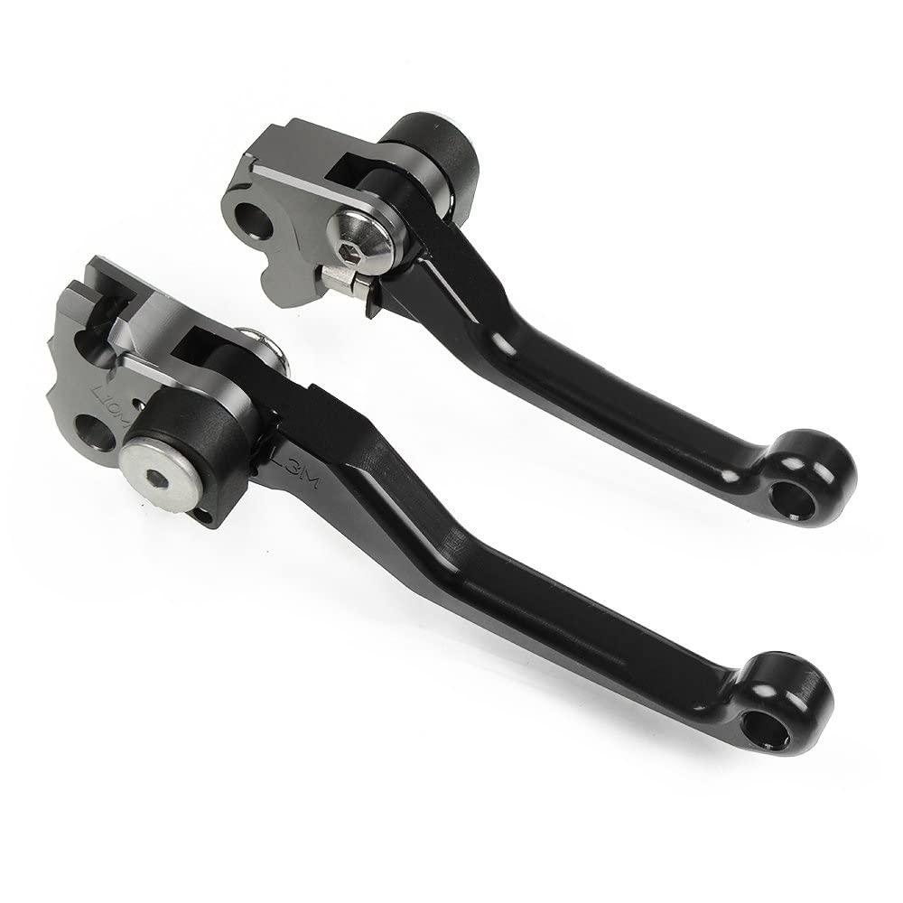 Moto Leviers d'embrayage De Frein pour Y&amaha YZ125 2015 2016 2017 2018 Moto CNC Accessoires Dirt Bike Freins Moteur Frein Embrayage Leviers Poignée (Couleur : BlackOne)