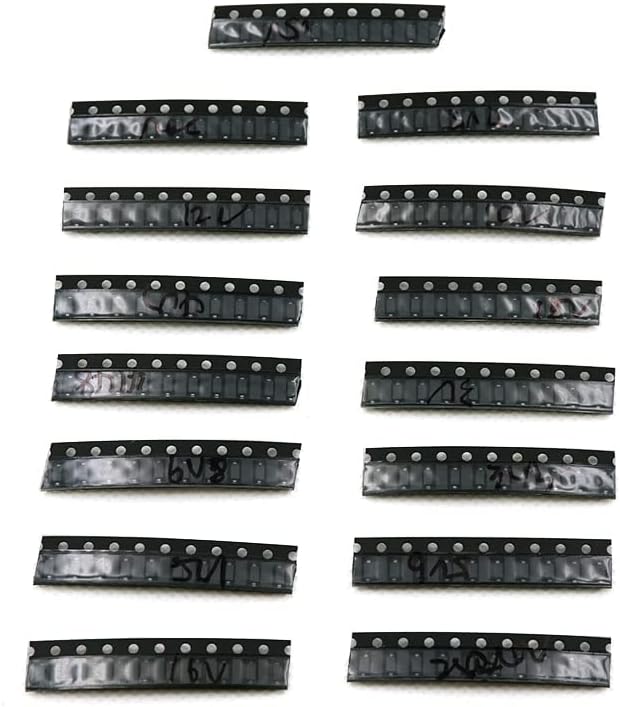 AAKOMA diode -123 1206 0.5W Zener diode SMD Package 15 Values * 10 pcs =150pcs KIT
