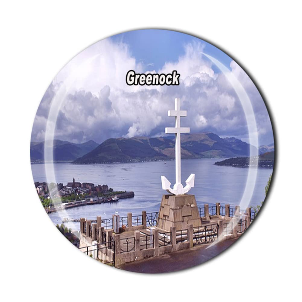 Greenock Scotland Britain Fridge Magnet Souvenir Gift Refrigerator Magnetic Sticker Collection