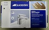Glacier Bay 4 in. Centerset Carmine 1-Handle High-Arc Mono Block Bathroom Faucet in Chrome