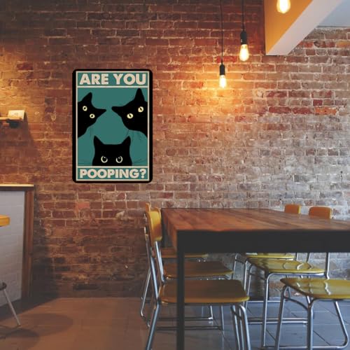 Image of Zesta Bathroom Decor Items Washroom Decor Tin Sign | Aesthetic Posters Wall Poster for Bedroom | Magnetic Cafe Decoration Items / Restaurant Decorations Items | Quirky Home Decor Bar Accent (Bathroom (9))