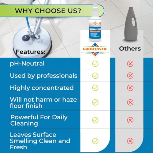 PH-Neutral Floor & Grout Cleaner – Safe for Tile, Stone & Marble – Daily Mopping and Routine Floor Cleaning – Professional Grade Formula - Image 5
