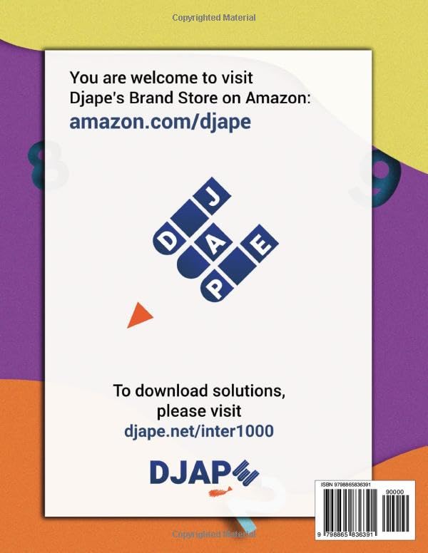 Vista 2 de 1,000++ Intermediate Sudoku Puzzles Book Best Medium Sudoku Puzzles on Top Quality Paper!