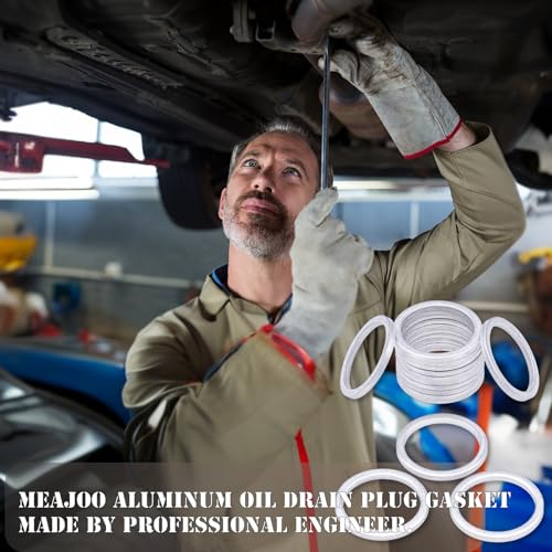 Image of 15PCS M16 Oil Drain Plug Gasket Crush Washer Seals Compatible with BMW Motorcycle and Auto for 07119963252