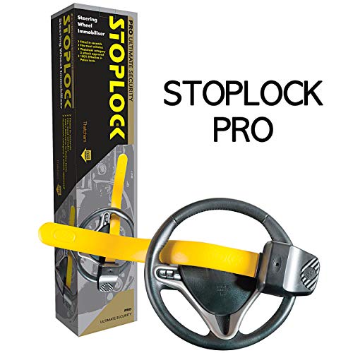 Stoplock Tastenfeld Pro Lenkrad-Wegfahrsperre HG 149-00 - Diebstahlsicherung für Pkw und andere Fahrzeuge, Schwarz