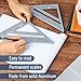 Mr. Pen Metal 7 Inches Rafter Square, Carpenter Square, 2 Pack
