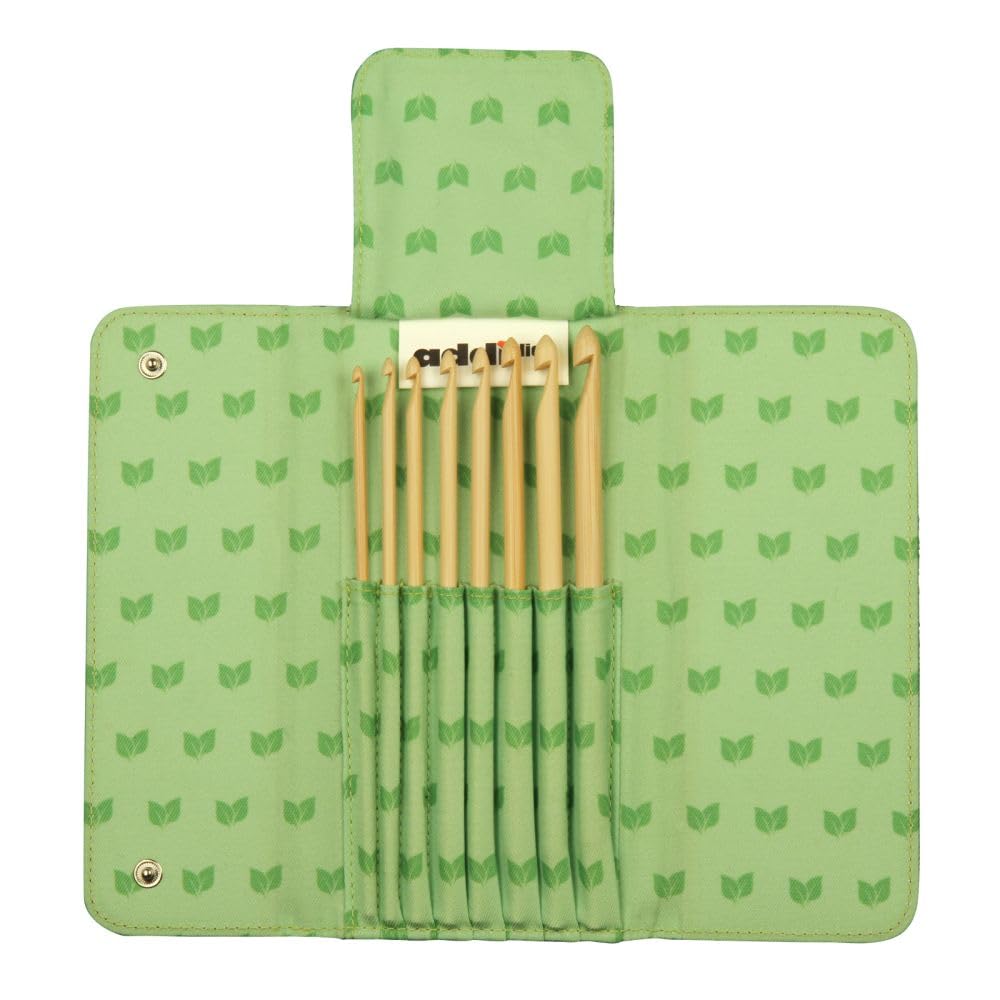 Addi 540-​2 Click Set de Crochets en Bambou Vert 19 x 11 x 2 cm