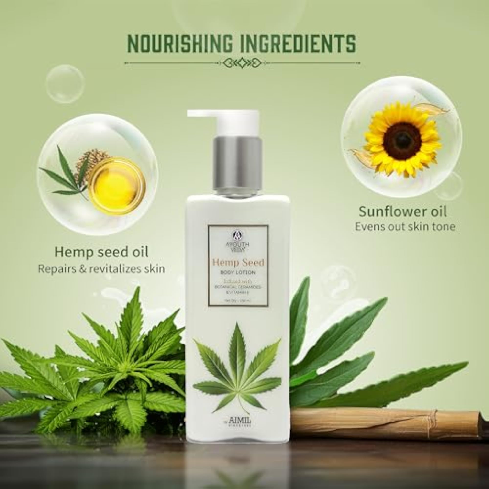 Hemp Seed Body Lotion with Botanical Ceramides, 250ml