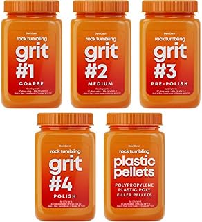 Dan&Darci Rock Tumbler Grit Refill Kit - 3.5 Pounds Grits Media + Poly
