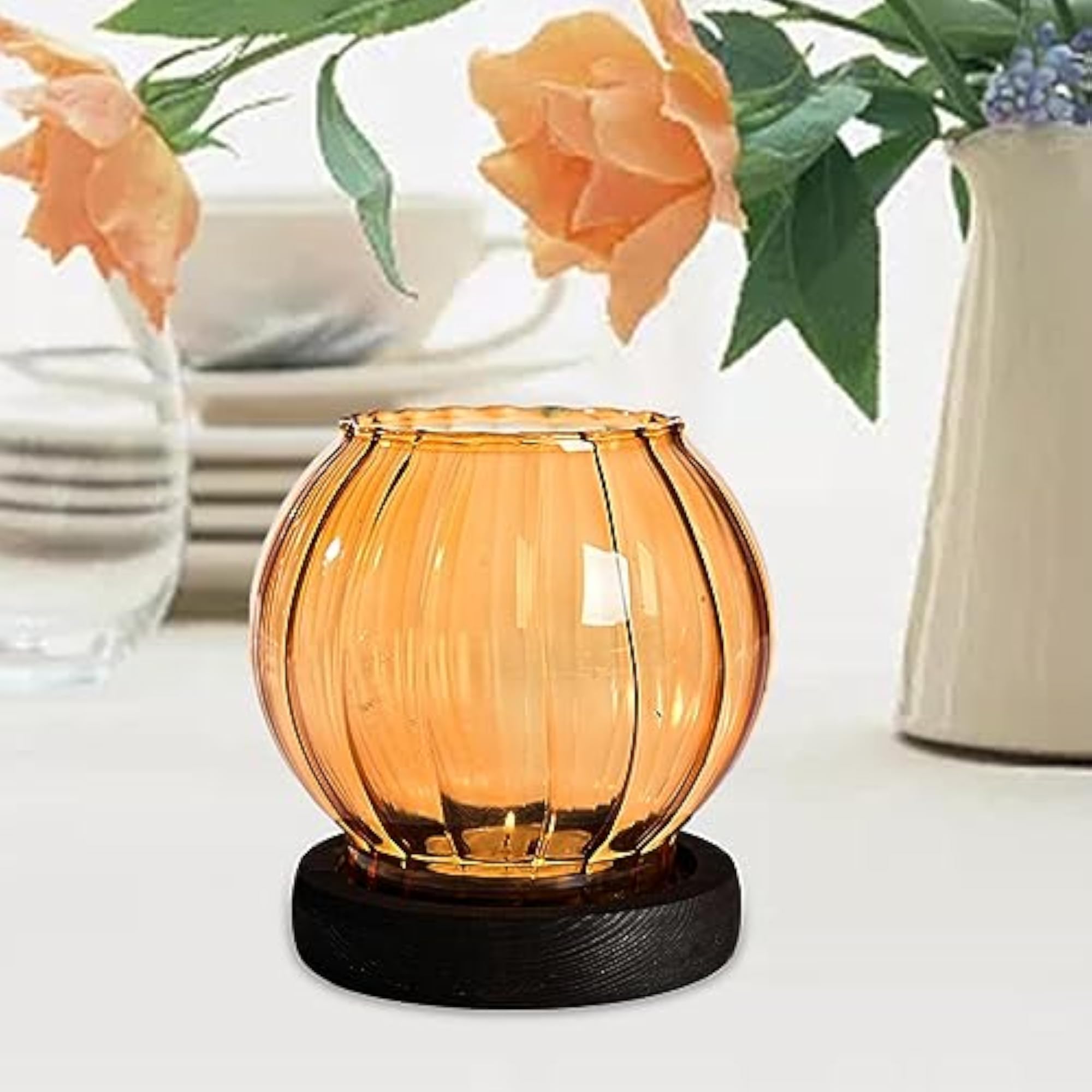 Glass Votive Candle Holders for Table Centerpiece