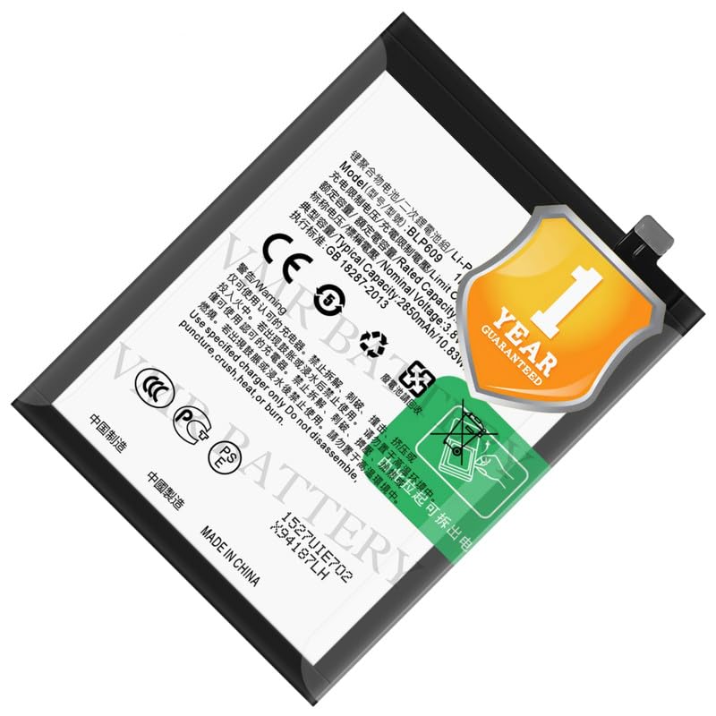 Image of Original BLP609 Battery Compatible for Oppo F1 Plus (X9009) | Oppo R9 (R9m, R9tm) - (2850mAh) - 1 Year Warranty K7