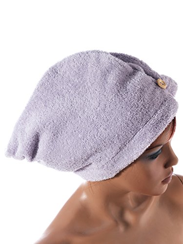 Seventex Healthy Towels, Pure Organic Aegean Cotton Hair Turban Towel, Luxury Absorbent...