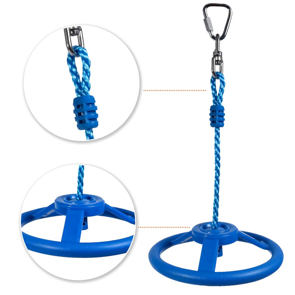 Ninja Slackline koło zamachowe, akcesoria do użytku na zewnątrz, kolor niebieski