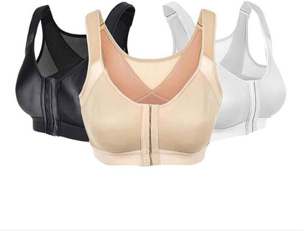 Women's Front Close Builtup Padded Sports Bra Medium Impact Workout