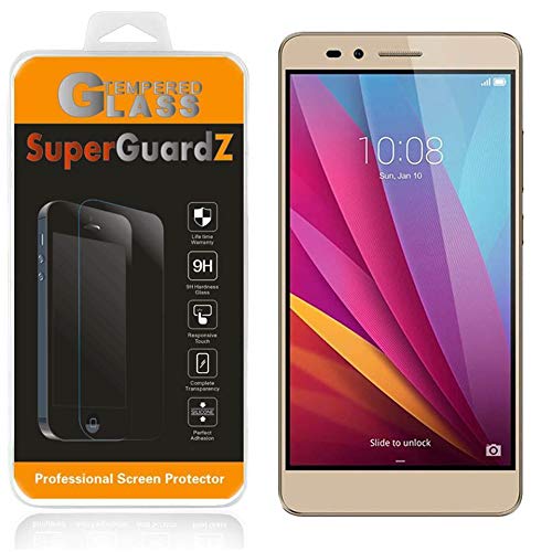 [3-Pack] for Huawei Honor 5X Screen Protector Tempered Glass, SuperGuardZ, 9H, 0.3mm, Anti-Scratch, Anti-Bubble, Anti-Fingerprint [Lifetime Replacement]