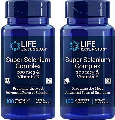 Life Extension - Super Selenium Complex & Vitamin E - 200 Mcg - 100 Vcaps (200 Vcaps) By Life Extension (2) #TOP23