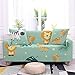 Fundas Sofas 3 y 2 Plazas Ajustables León Cebra Infantil Fundas para Sofa Ajustables Funda Sillon Spandex Lavables Cubre Sofas Chaise Longue Modernas Funda Sofá Universal Fundas de Sofa Espesas