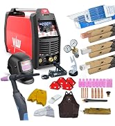 WIG lasapparaat AC DC 200 A - SET 64-delig - elektrodenlasfunctie - aluminium lassen - ...