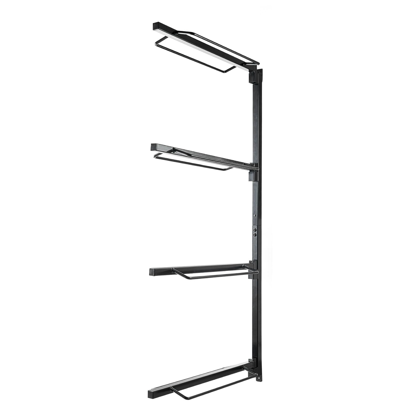 VEVOR Supporto per Sella da Parete, Supporto per Sella per Cavallo a 4 Livelli, Supporto per Sella Western e Inglese, Supporto per Coperta per Cavallo per Organizzazione Selleria 609 x 177 x 1320 mm