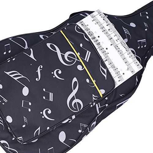Étui de guitare Kingpoint en tissu Oxford et entièrement rembourré, avec bretelles de sac à dos Music Notes Pattern - Les Beatles, Paul McCartney, John Lennon, RIngo Starr, George Harrison Étui de guitare Kingpoint en tissu Oxford et entièrement rembourré, avec bretelles de sac à dos Music Notes Pattern – Image 3