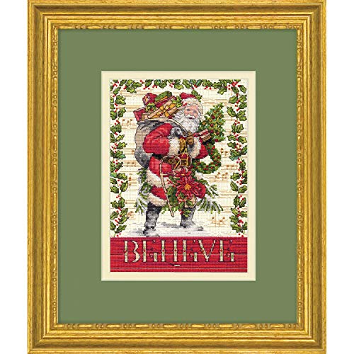 Dimensions 70-08980 Gold Collection Kit, Believe In Santa Christmas Cross Stitch thumb #3
