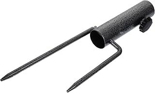 Luxshiny 1Pc Plugue De Aterramento Suporte De Guarda-Chuva Ao Ar Livre Guarda-Sol Para Automóveis Suporte De Base De Guarda-Chuva Resistente Base De Guarda-Chuva De Aço Base De