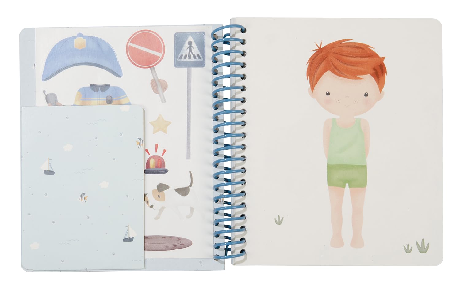 Little Dutch Libro con adesivi Dress me up Jim & Friends